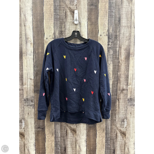 Sweatshirt Crewneck By Lou And Grey In Navy, Size: S