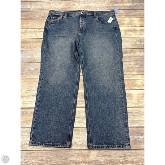 Jeans Straight By Old Navy In Blue Denim, Size: 20