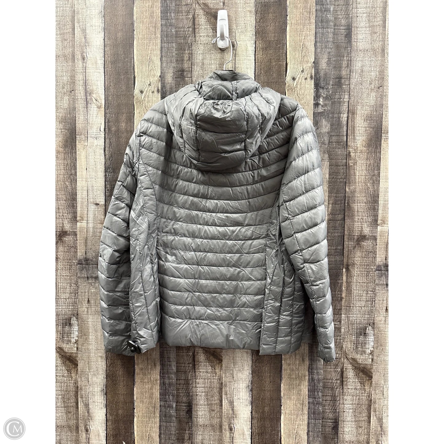 Jacket Puffer & Quilted By Cme In Grey, Size: Xl