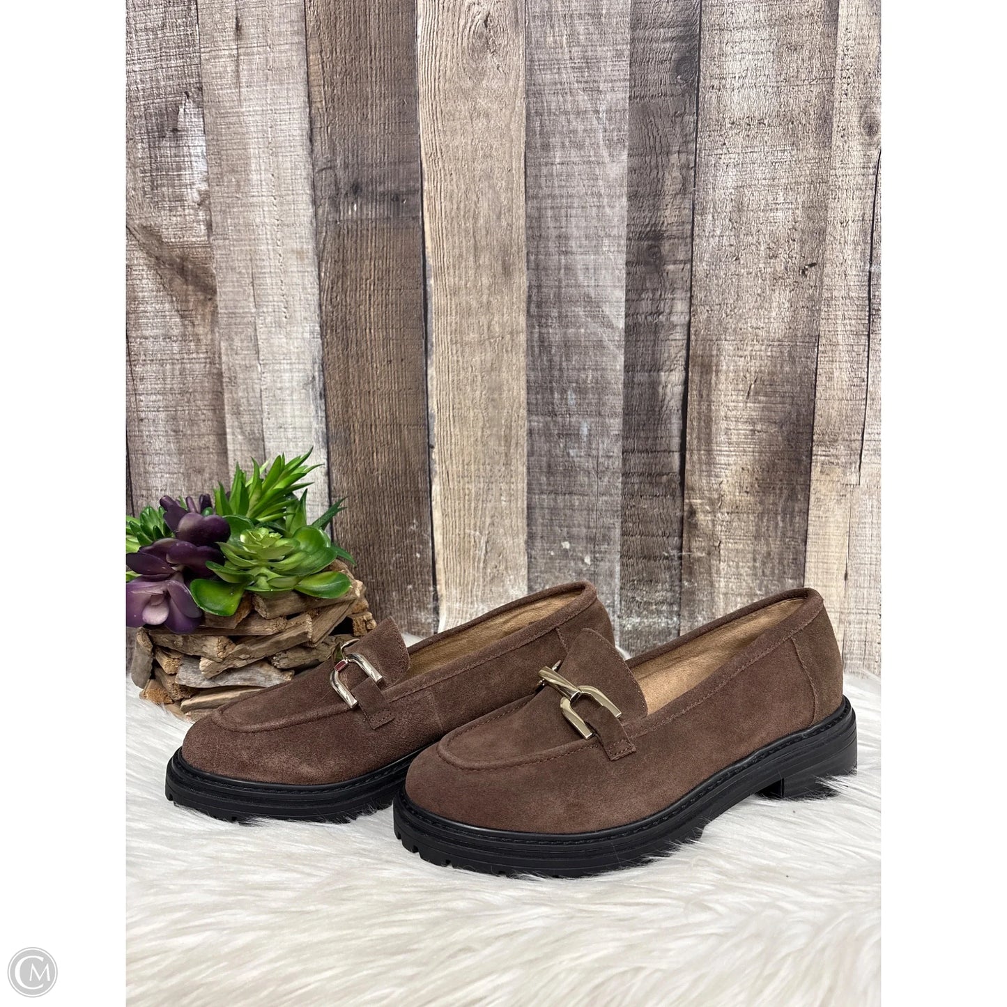 Shoes Heels Block By Kelly And Katie In Brown, Size: 6.5