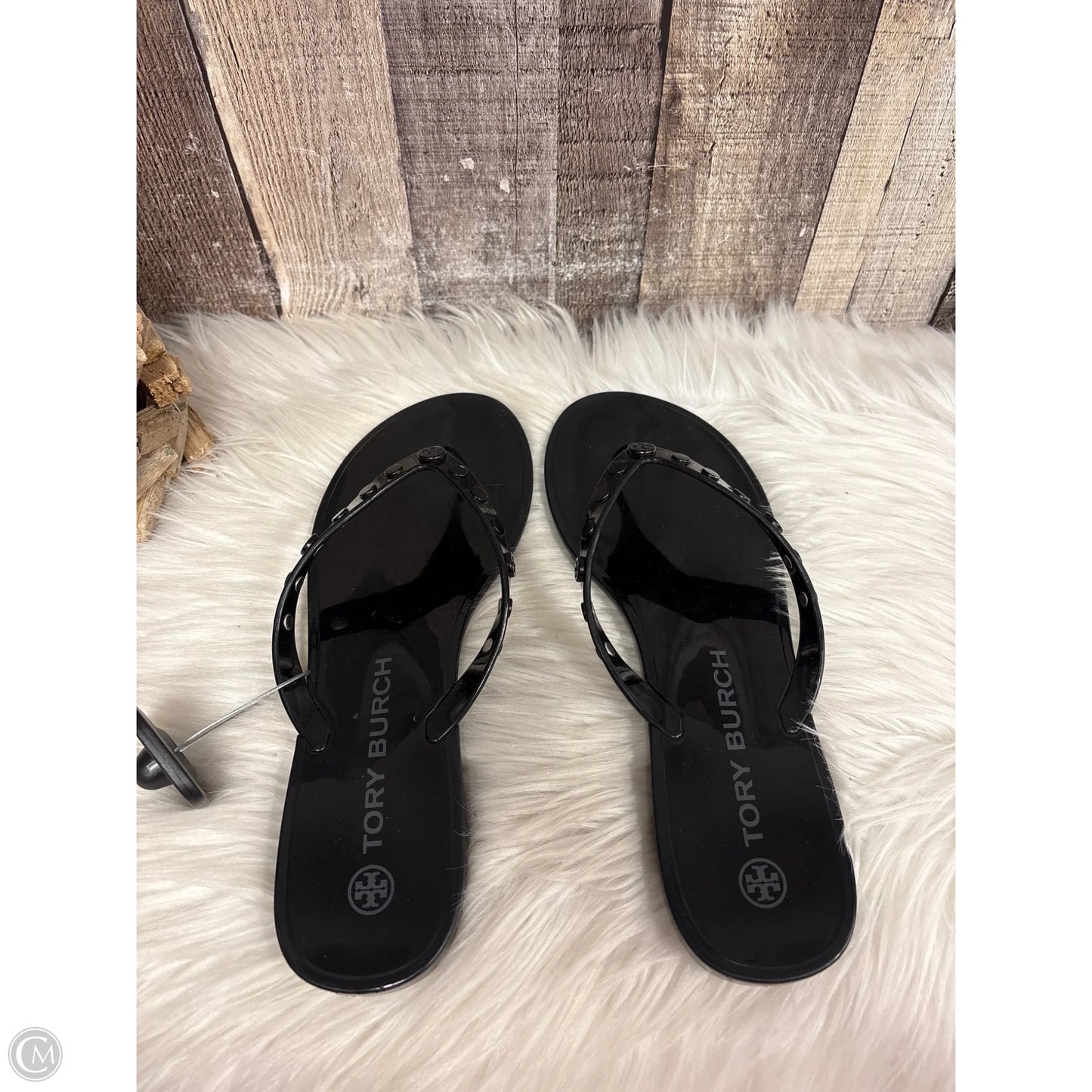 Sandals Designer By Tory Burch In Black, Size: 9