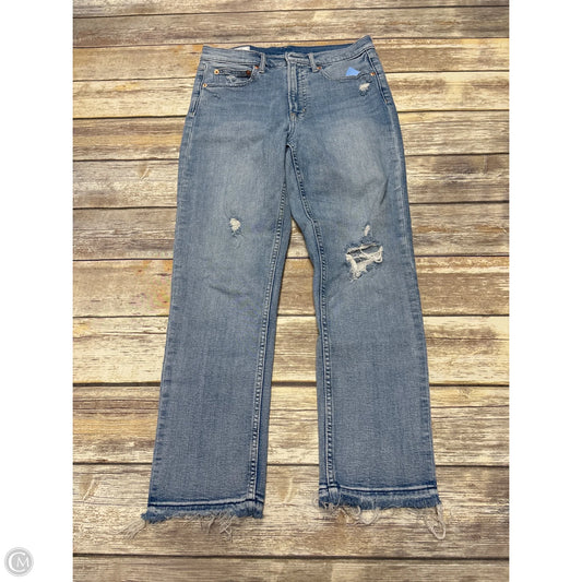 Jeans Skinny By Gap In Blue Denim, Size: 8