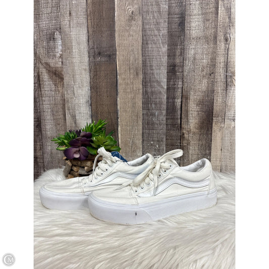 Shoes Sneakers By Vans In White, Size: 9