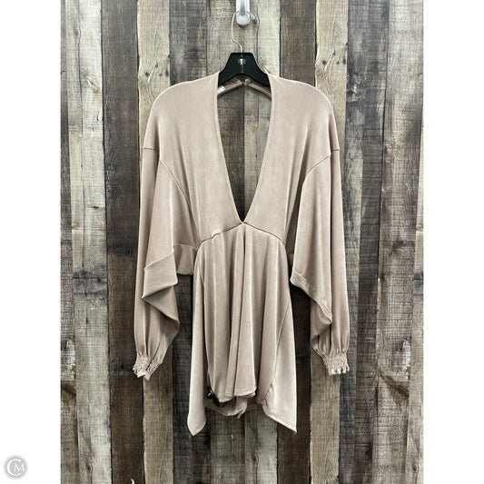Romper By By Together In Tan, Size: M