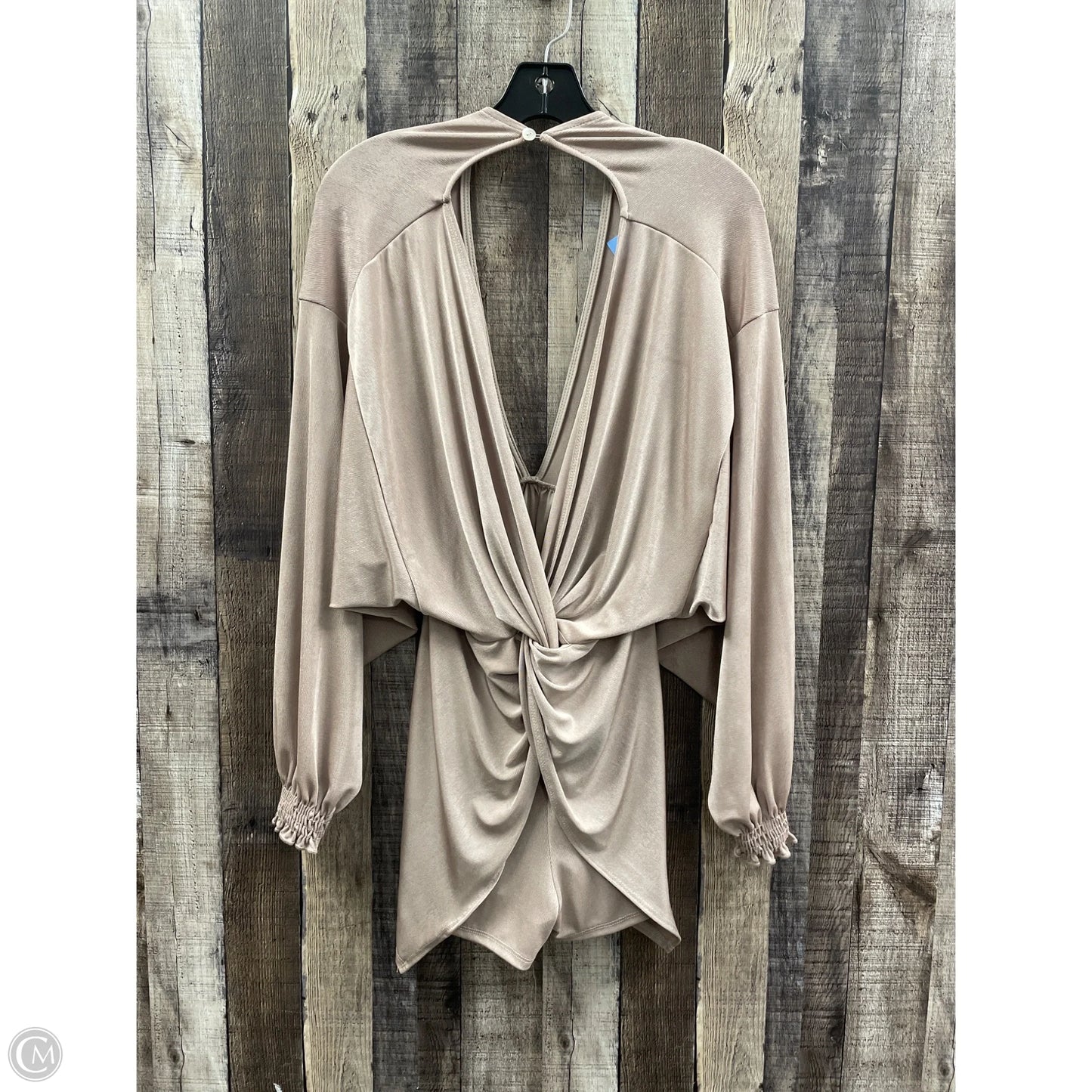 Romper By By Together In Tan, Size: M