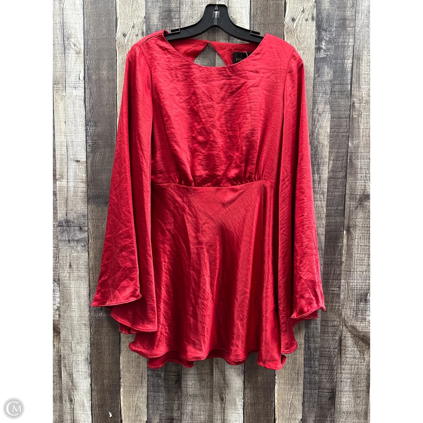 Dress Party Short By Do + Be In Red, Size: M