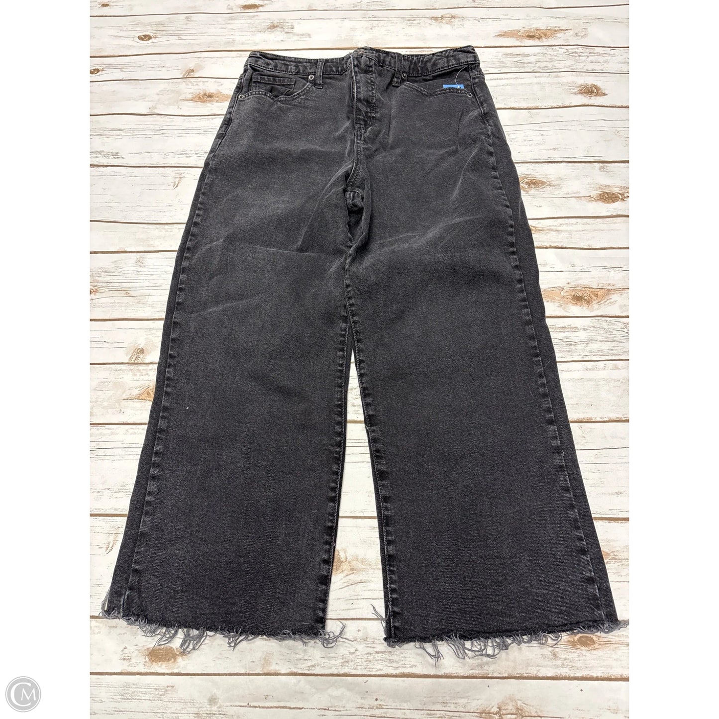 Jeans Wide Leg By Wild Fable In Black Denim, Size: 14