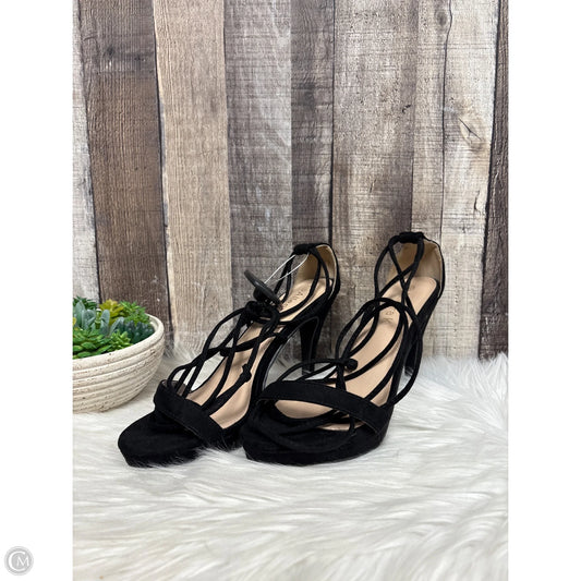 Sandals Heels Stiletto By Allegra K In Black, Size: 10