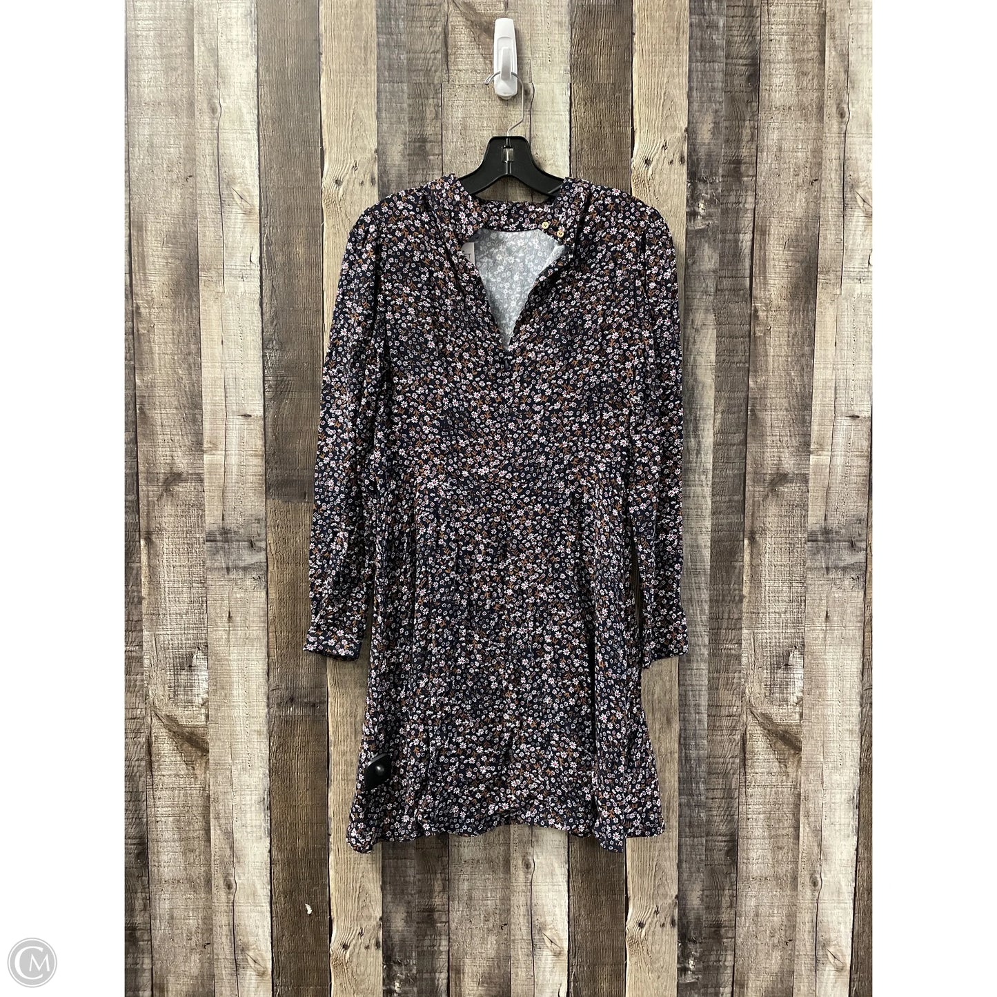 Dress Casual Short By Loft In Floral Print, Size: Xs