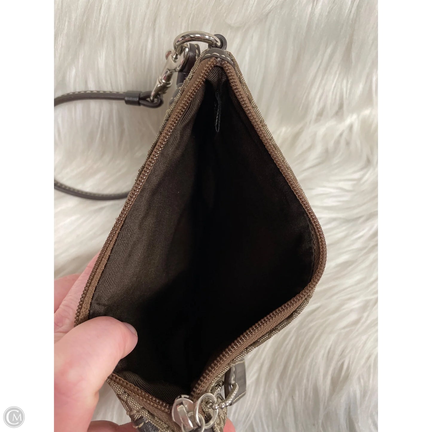 Wristlet Designer By Coach, Size: Medium