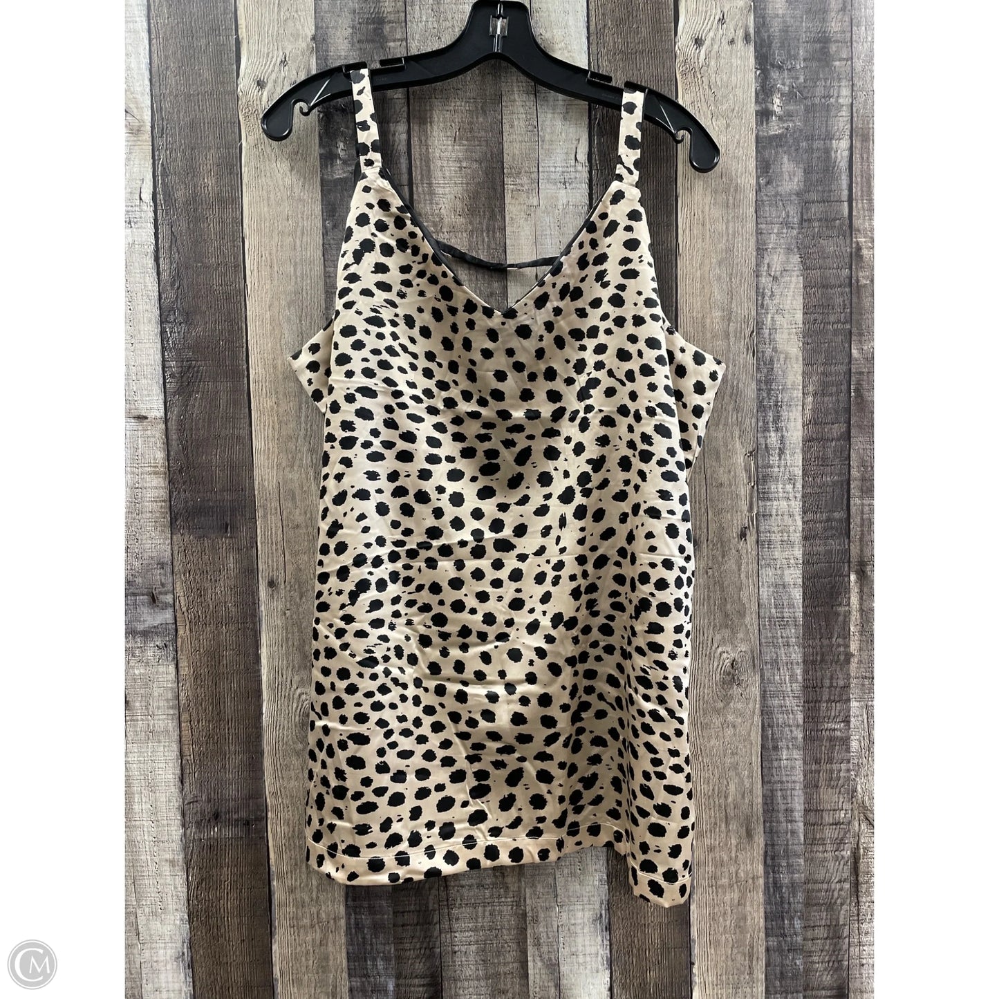 Top Sleeveless By Serra In Animal Print, Size: Xl