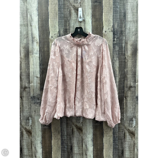Top Long Sleeve By Torrid In Mauve, Size: Xl