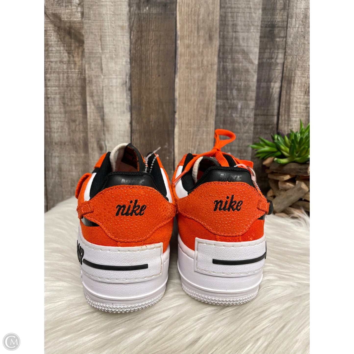 Shoes Athletic By Nike In Orange, Size: 8