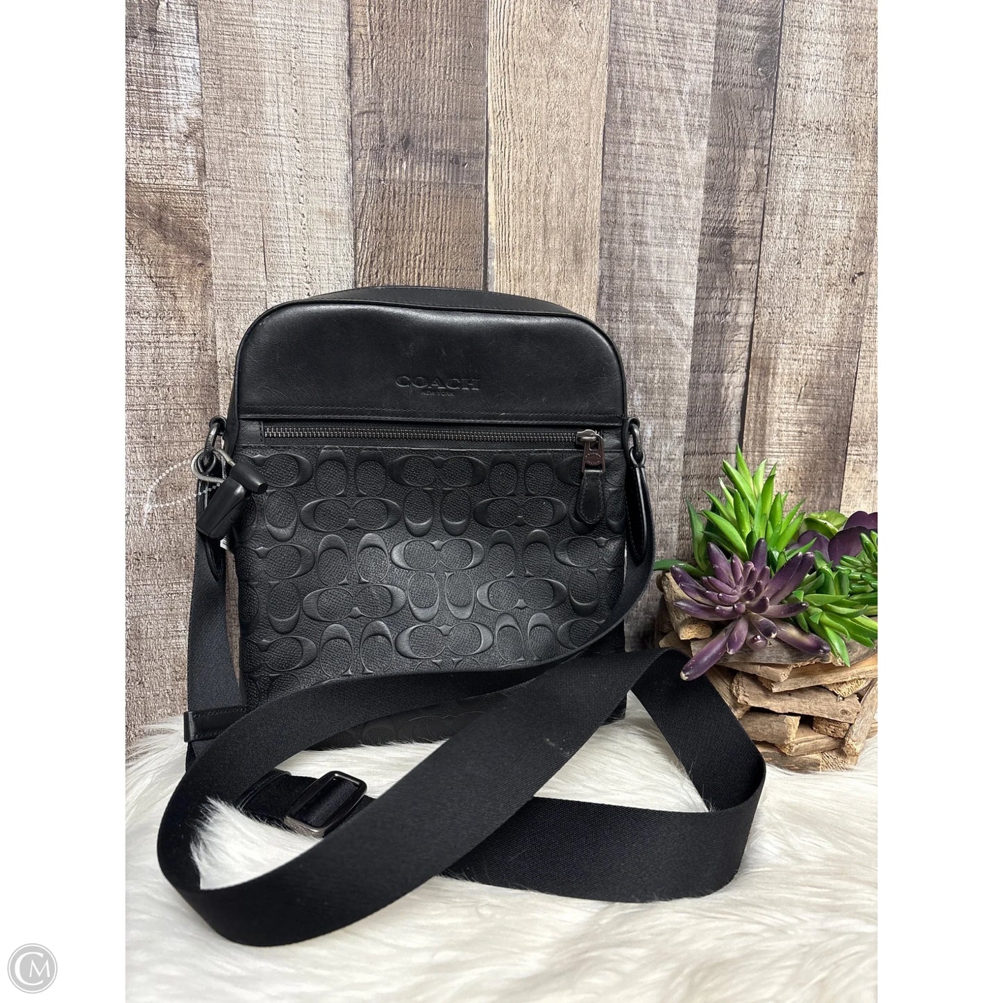 Crossbody Designer By Coach, Size: Large