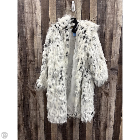 Coat Faux Fur & Sherpa By Cme In Animal Print, Size: 2x