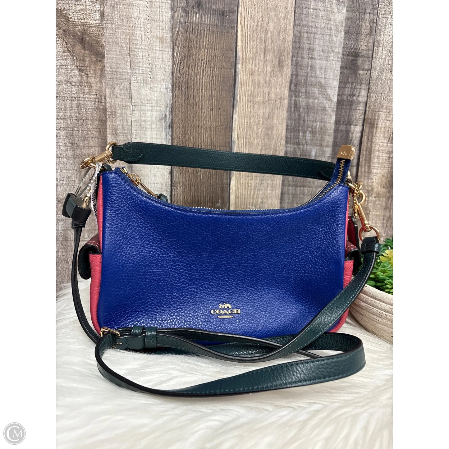 Crossbody Designer By Coach, Size: Medium