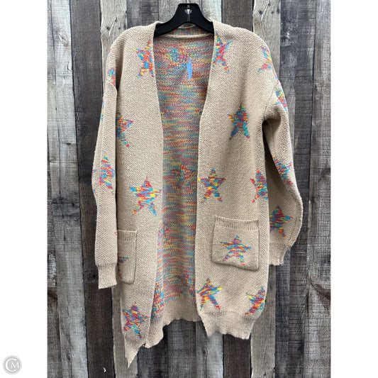 Sweater Cardigan By Cmf In Beige, Size: S