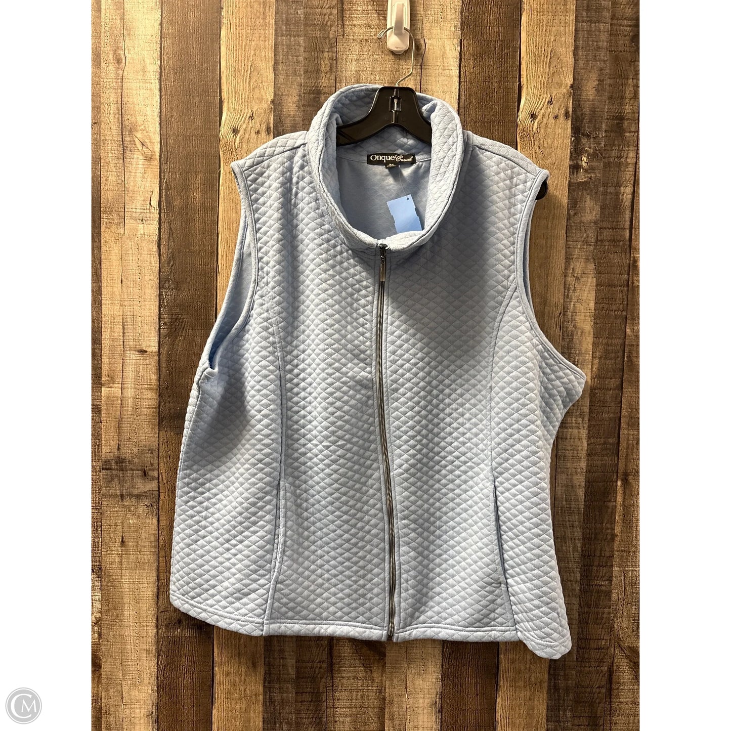 Vest Other By Onque In Blue, Size: 3x