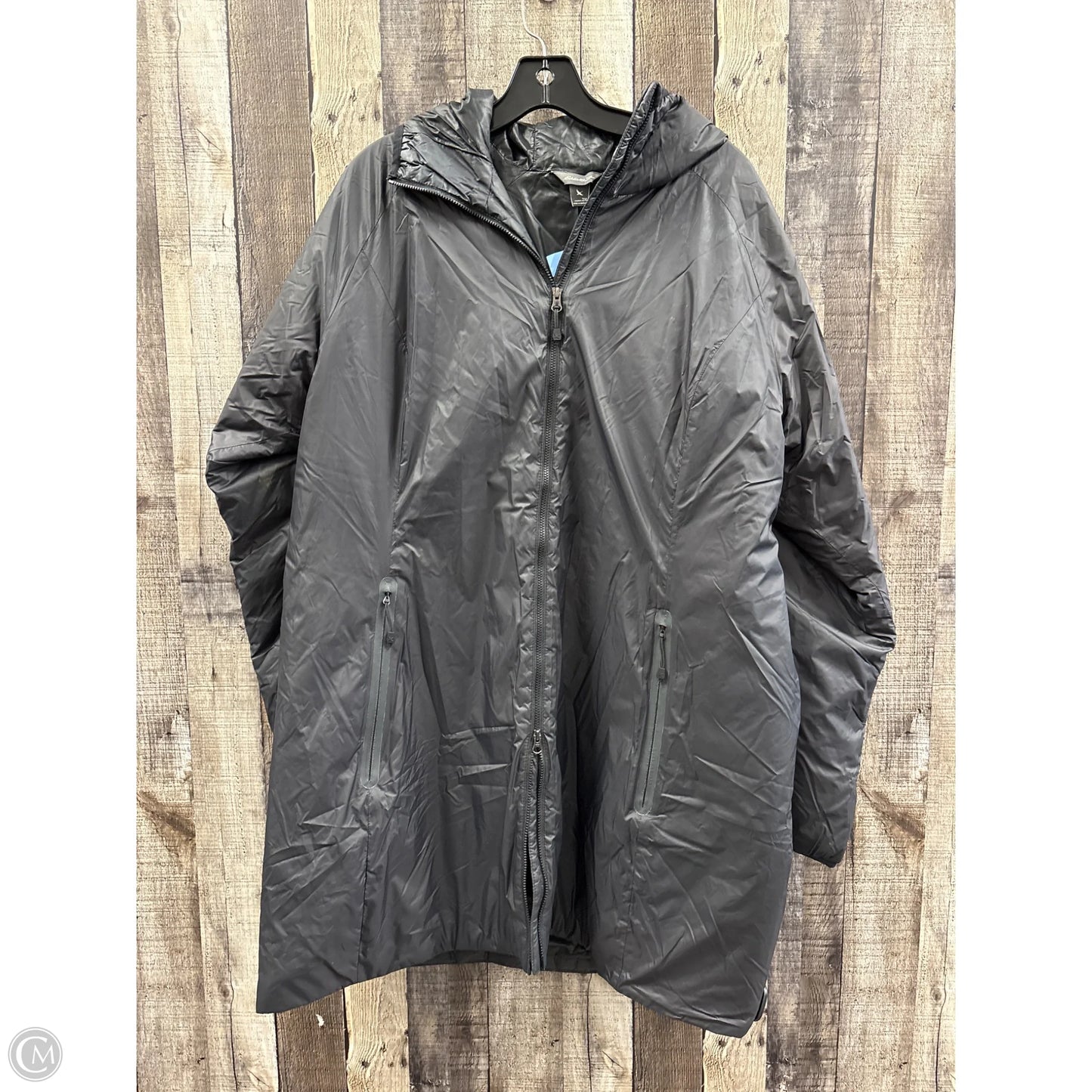 Coat Puffer & Quilted By Eddie Bauer In Grey, Size: 2x