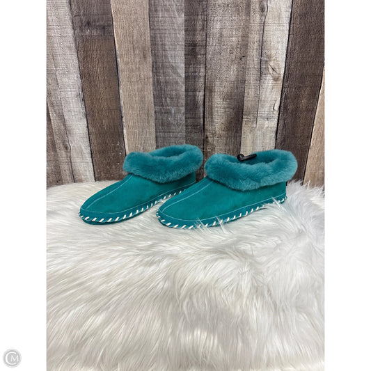 Slippers By Cmf In Teal, Size: 9