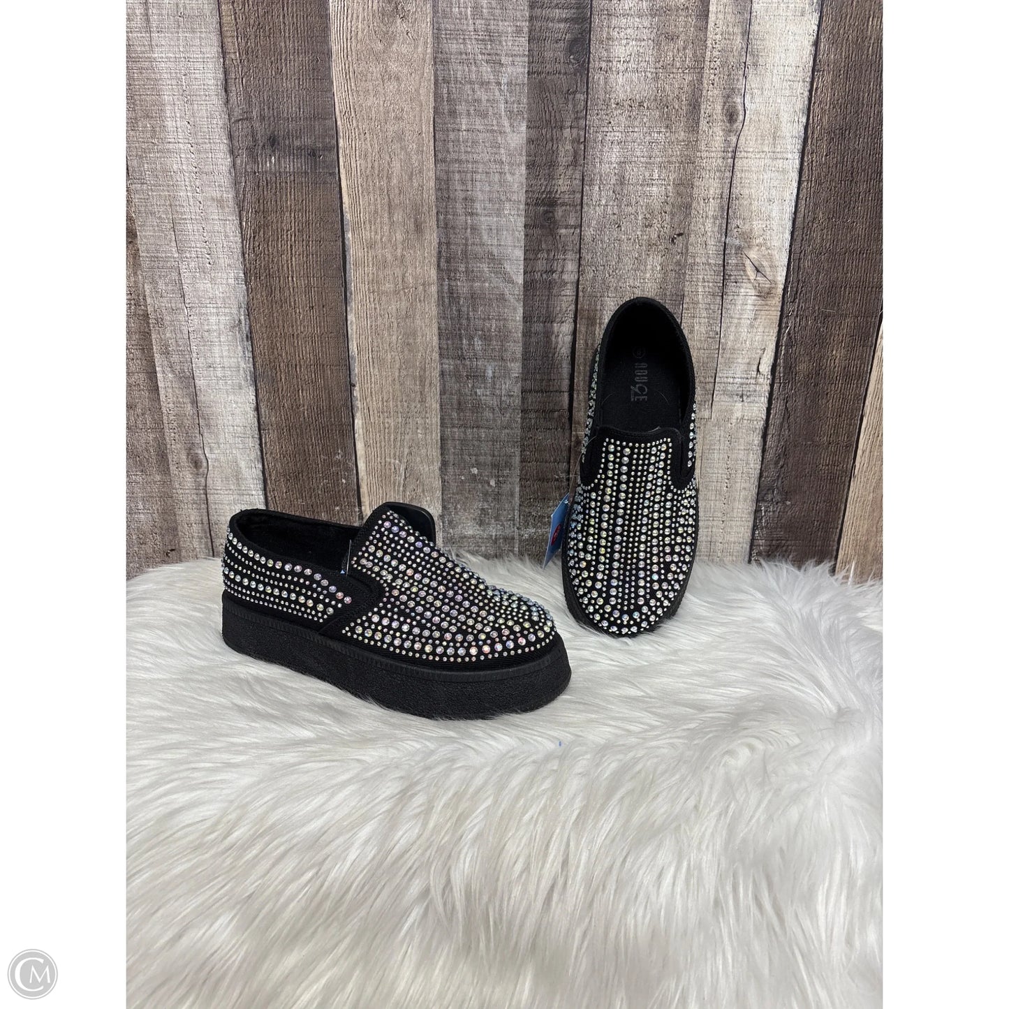 Shoes Flats By Rouge In Black, Size: 8