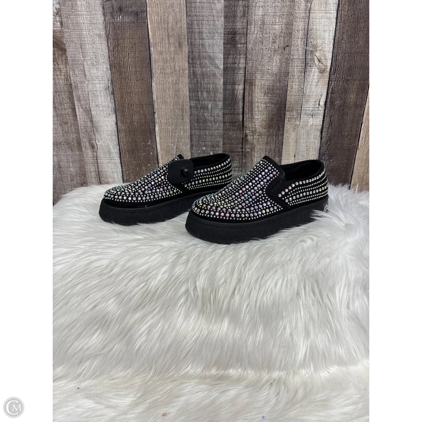 Shoes Flats By Rouge In Black, Size: 8