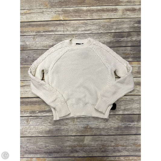 Sweater By Ann Taylor In White, Size: Xs