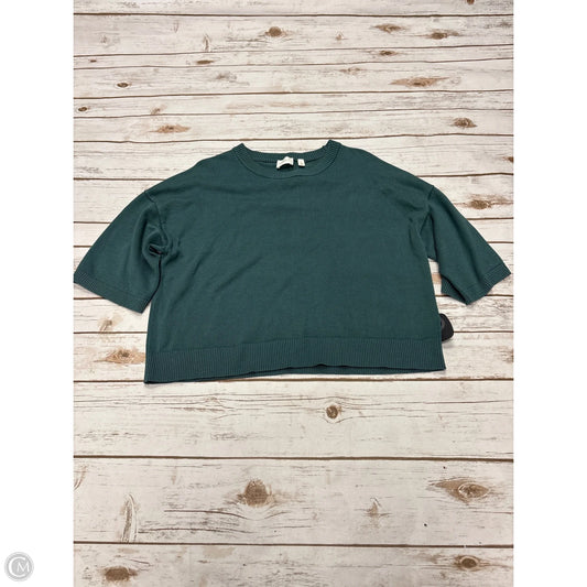Sweater Short Sleeve By Cyrus In Green, Size: L