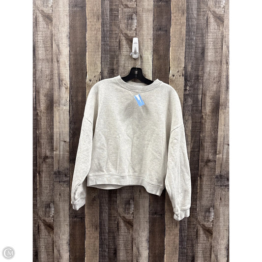 Sweatshirt Crewneck By Gap In Grey, Size: M