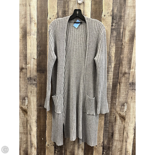 Sweater Cardigan By Cyrus In Grey, Size: L