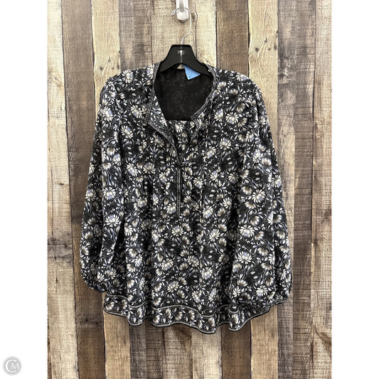 Top Long Sleeve By Max Studio In Multi-colored, Size: L