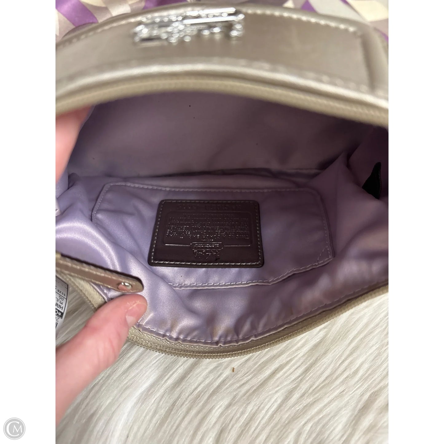 Handbag Designer By Coach, Size: Small