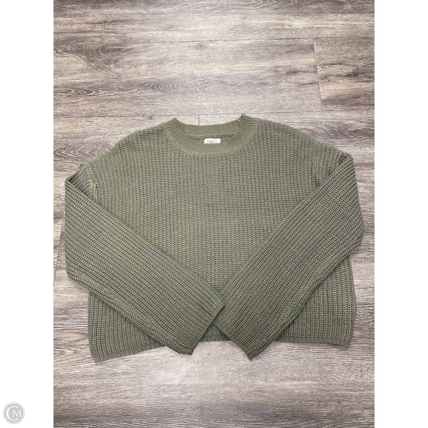 Sweater By Rue 21 In Green, Size: L