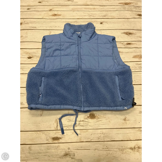 Vest Fleece By Joy Lab In Blue, Size: M