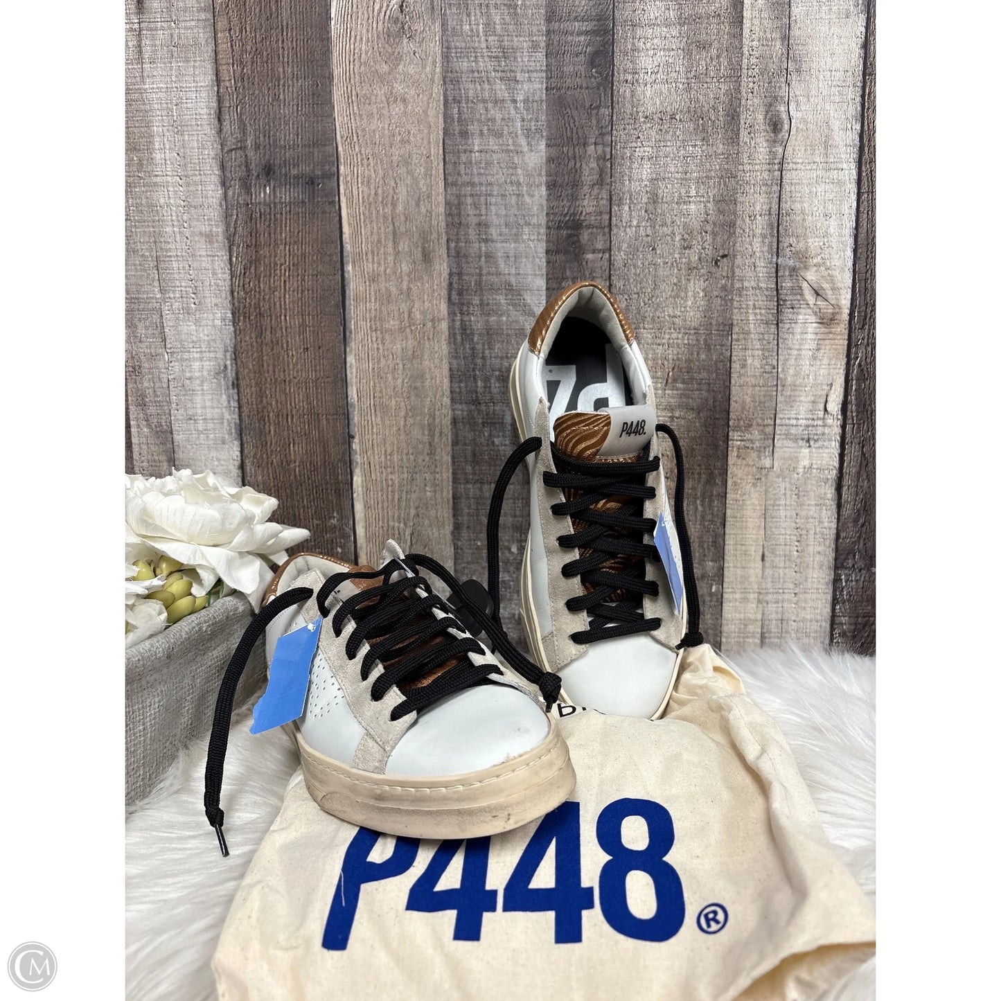 Shoes Sneakers By P448 In White, Size: 10