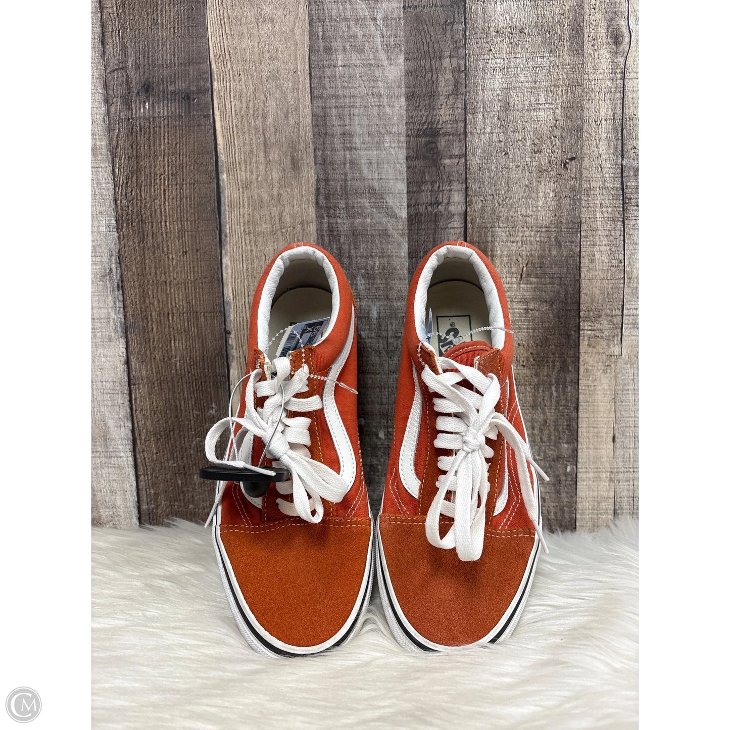 Shoes Sneakers By Vans In Orange, Size: 9