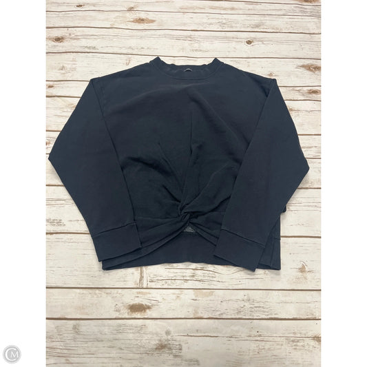 Sweatshirt Crewneck By Gap In Black, Size: S