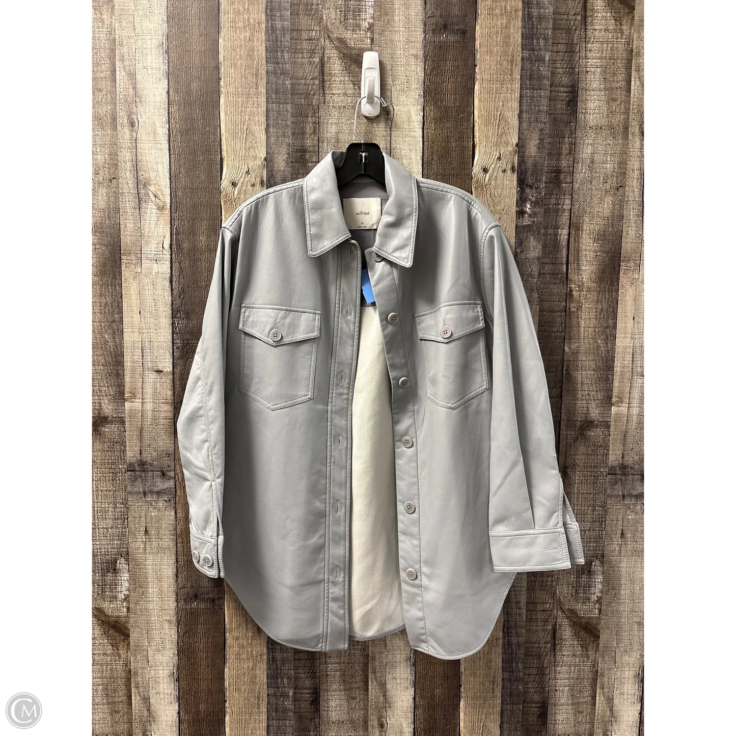 Jacket Shirt By Wilfred In Grey, Size: Xs