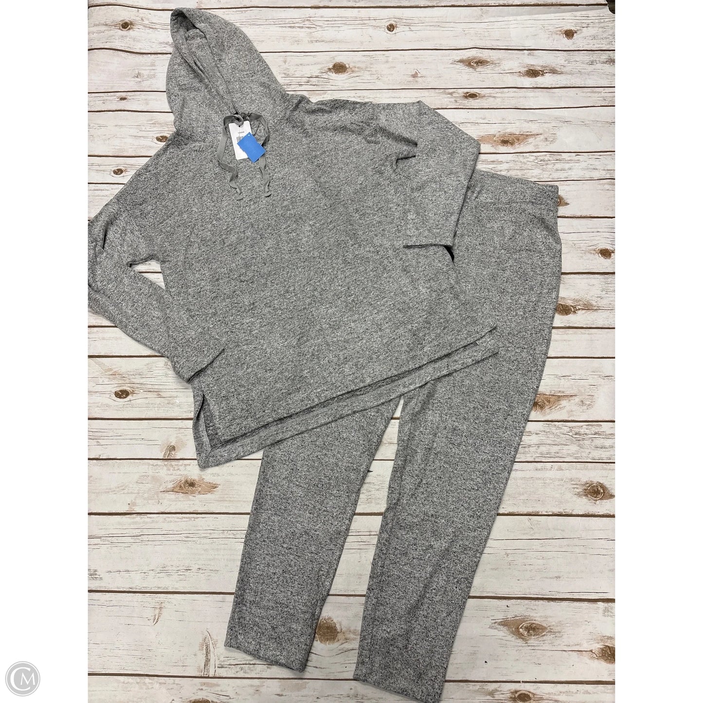 Pants Set 2pc By Cme In Grey, Size: S