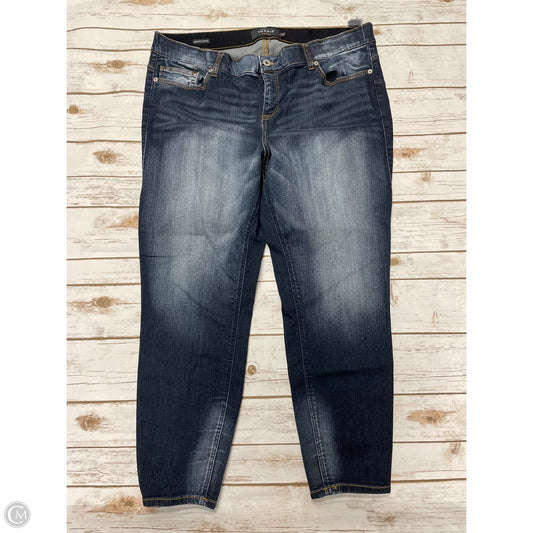 Jeans Skinny By Torrid In Blue Denim, Size: 24
