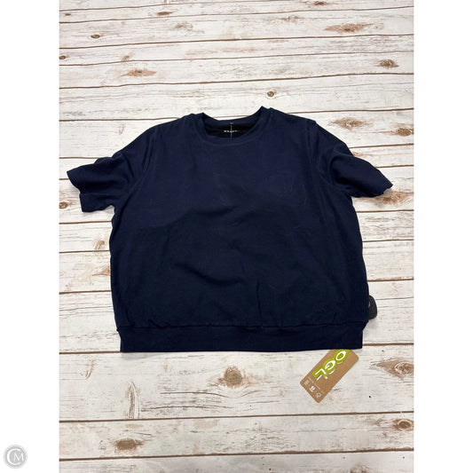 Top Short Sleeve By Cme In Navy, Size: Xl