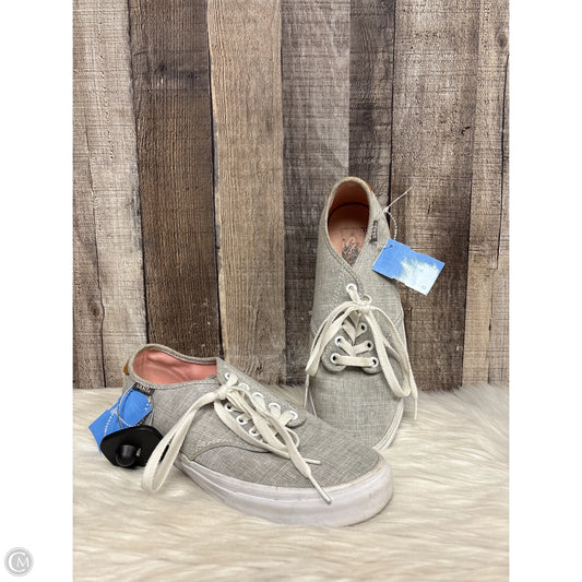 Shoes Sneakers By Vans In Grey, Size: 8.5