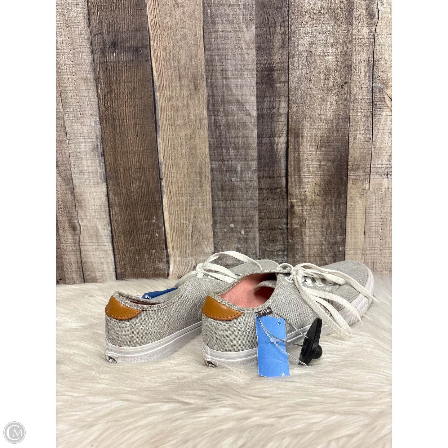 Shoes Sneakers By Vans In Grey, Size: 8.5