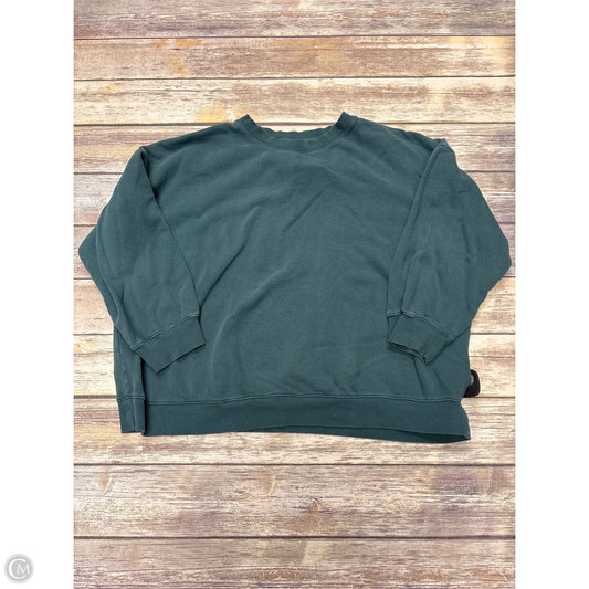 Sweatshirt Crewneck By Old Navy In Green, Size: Xl