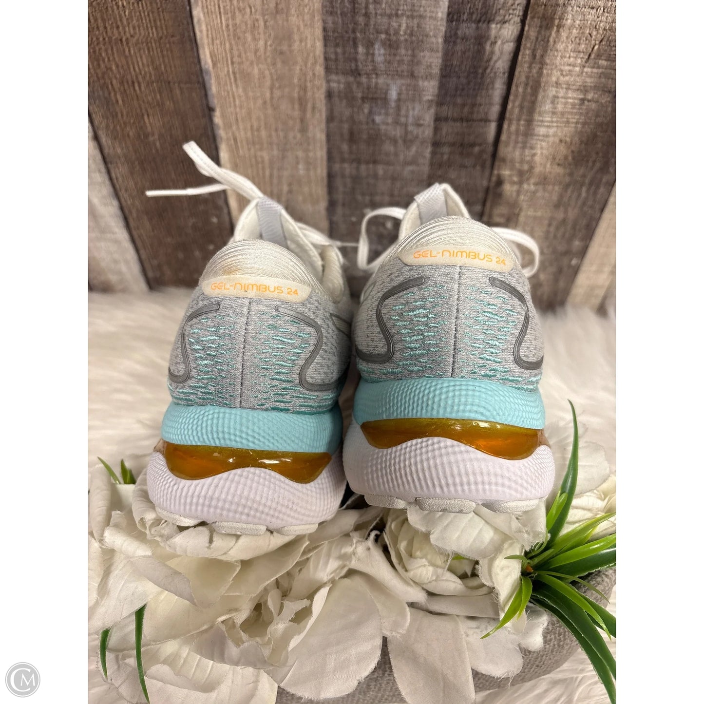 Shoes Athletic By Asics In White, Size: 10