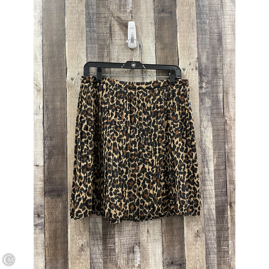 Skirt Midi By J. Crew In Animal Print, Size: 6