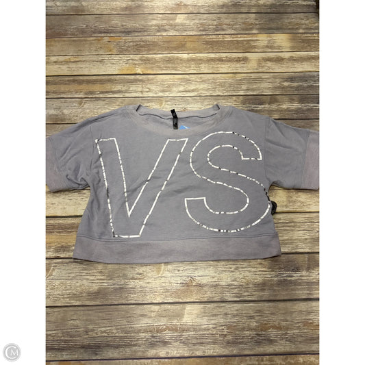 Athletic Top Short Sleeve By Victorias Secret In Blue, Size: Xs