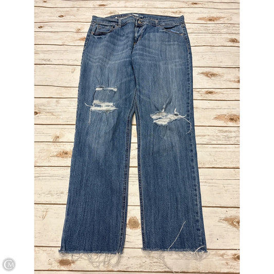 Jeans Boyfriend By Old Navy In Blue Denim, Size: 14