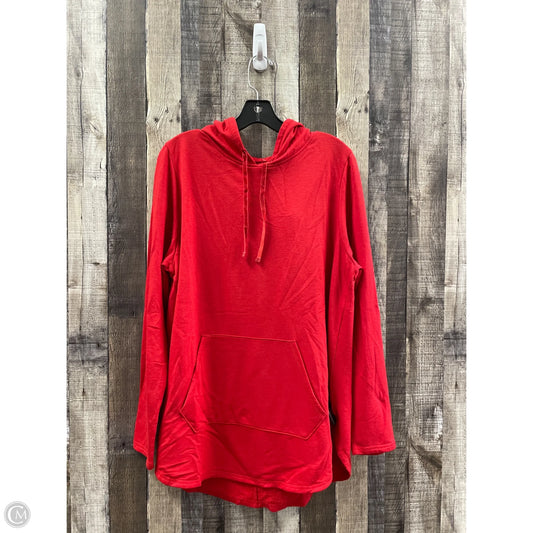 Top Long Sleeve By Livi Active In Red, Size: Xl