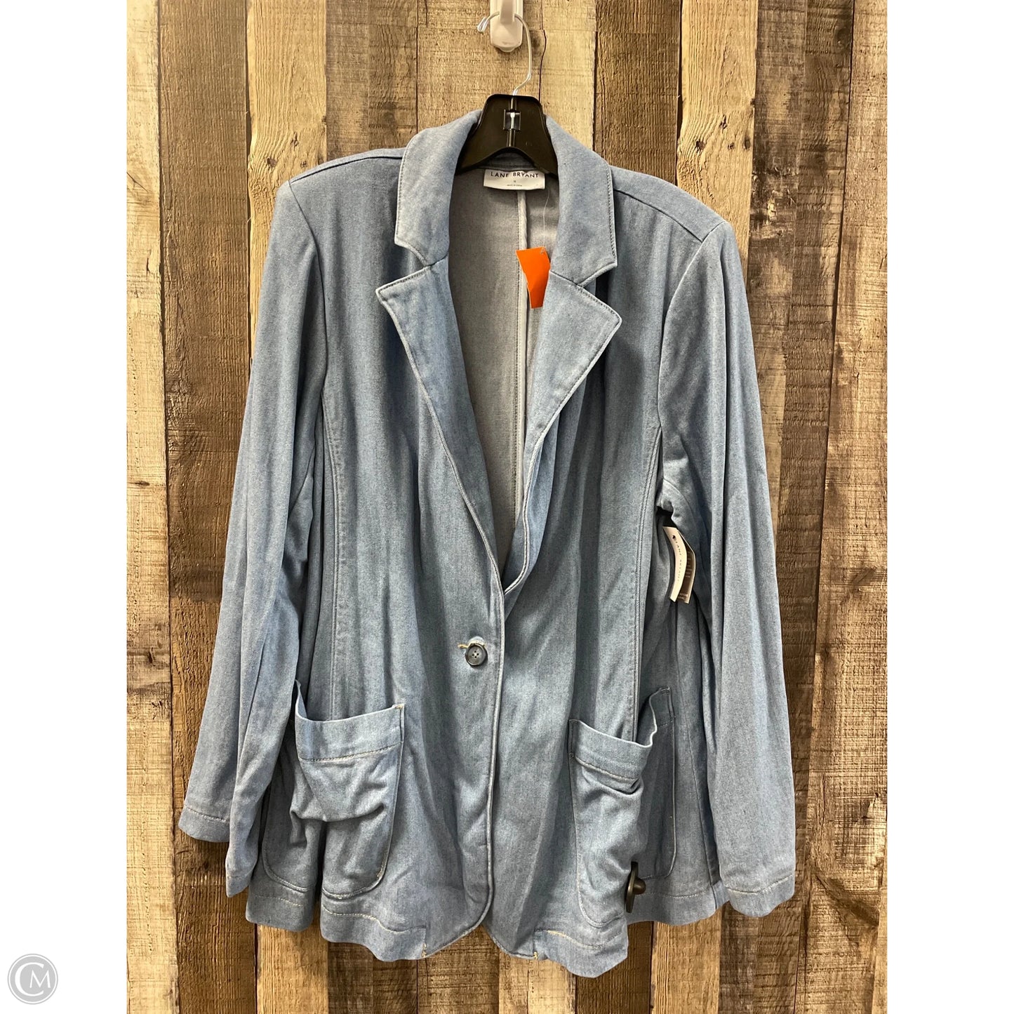 Blazer By Lane Bryant In Blue, Size: 1x